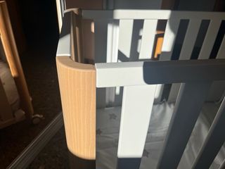 Mini cuna colecho Doco blanco/madera Nueva