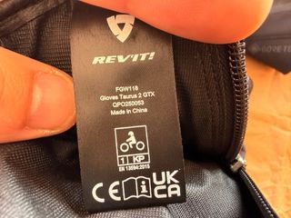 Guantes Revit Taurus 2 Gore-Tex Talla XL