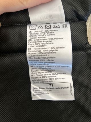 Cojín reductor coche bebé