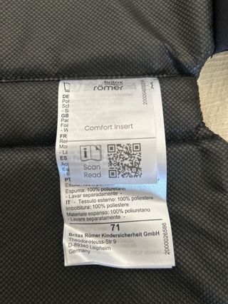 Cojín reductor coche bebé