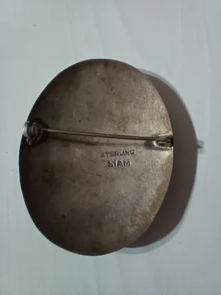 Broche antiguo bailarina Siam