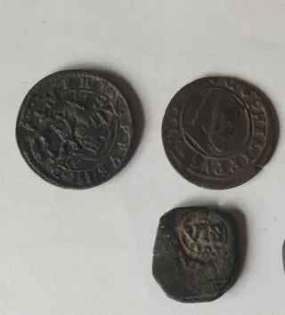 Conjunto de 10 monedas antiguas