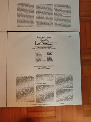 Lote Vinilos Giuseppe Verdi - La Gran Opera