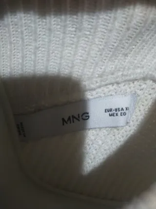 Jersey de punto rayas verde y blanco