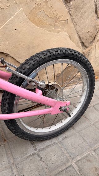 Bicicleta infantil rosa 14 pulgadas