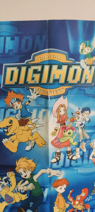 Póster / Tablero Juego de Cartas DIGIMON Bandai