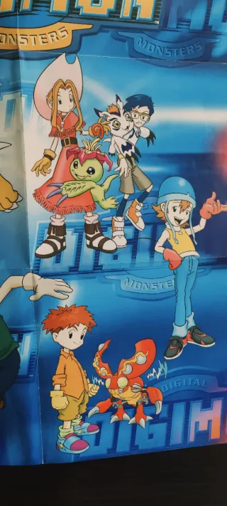 Póster / Tablero Juego de Cartas DIGIMON Bandai