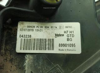 89901095 faro izquierdo peugeot 207 wa wc 23329386