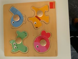 2 Puzzles de Madera Granja