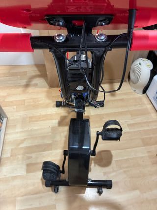 Bicicleta Estática Como Nueva con mancuernas