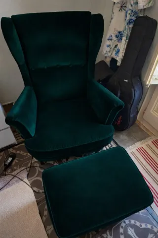 Sillón y Reposapiés Ikea Strandmon