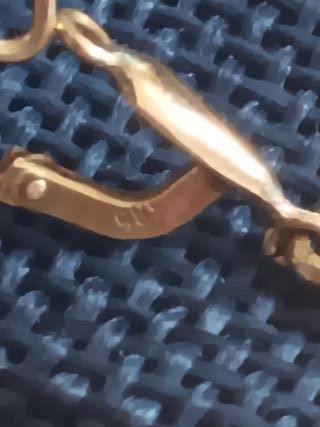 Pendientes Oro 14k Vintage