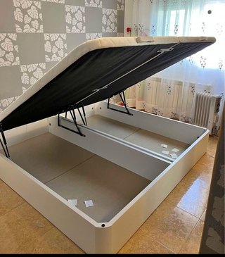 Canapé gemelar 200x200 BLANCO en liquidación