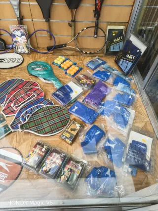 Lote raquetas y accesorios tenis retro