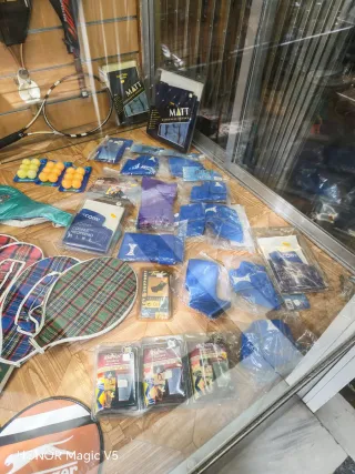 Lote raquetas y accesorios tenis retro