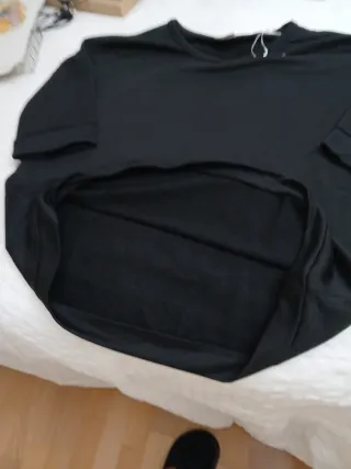 Camiseta negra oversize verano