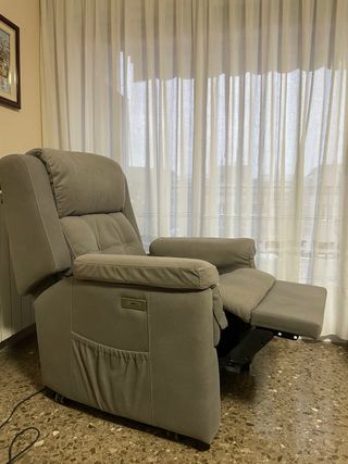 Sillón reclinable electrico, levanta personas