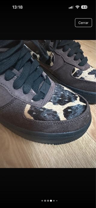 Nike Air Force 1 Marrones Animal Print
