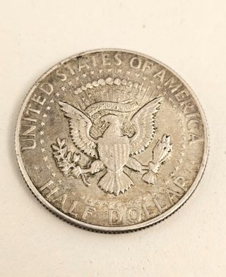 Lote 4 monedas plata Kennedy, Mercury, Roosevelt