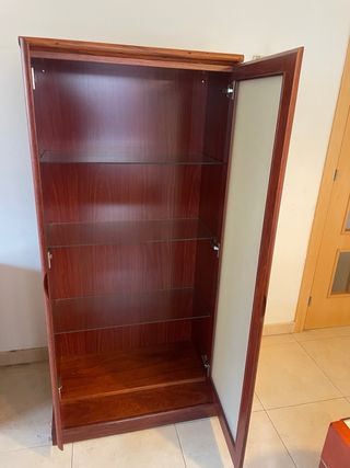 Muebles de salón de madera de caoba