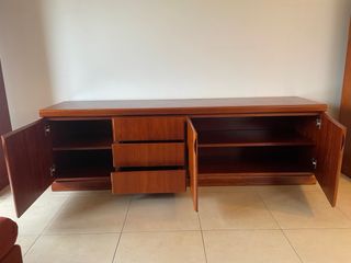 Muebles de salón de madera de caoba