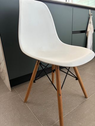 Pack 4 Sillas Nórdicas Blancas