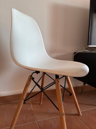 Pack 4 Sillas Nórdicas Blancas