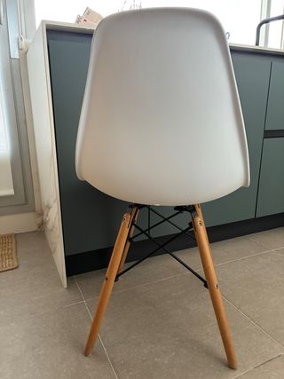 Pack 4 Sillas Nórdicas Blancas