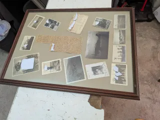 Cornice con foto anni '40/'50 WWII