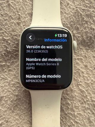 Apple Watch Series 8 Plata/Blanco
