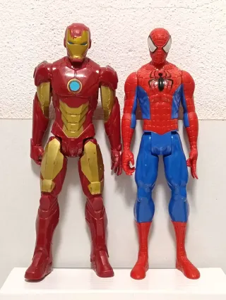 Lote 4 figuras 30 cm super heróis Marvel Hasbro