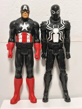 Lote 4 figuras 30 cm super heróis Marvel Hasbro