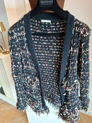 Chaqueta tipo Chanel Talla Única