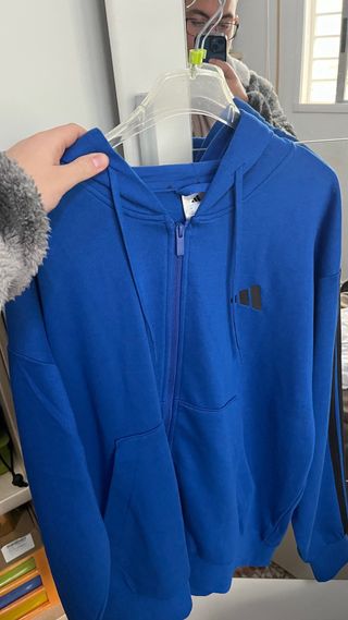 Sudadera Adidas Azul con cremallera