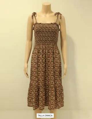 Vestido Boho Floral Talla Única