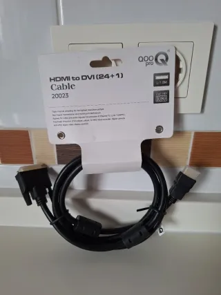 Cable HDMI a DVI (24+1) 1.8M