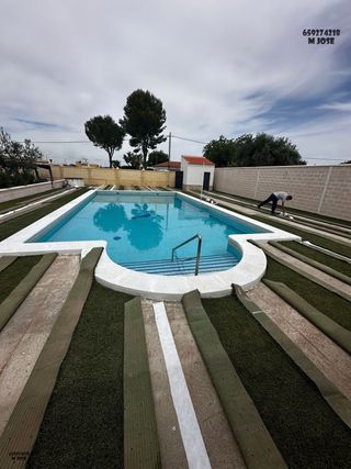 Cesped artificial reciclado