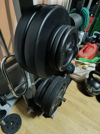 Discos de gimnasio 5 y 10 kg