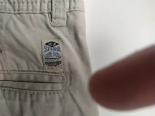 Pantalón chino niño beige talla 6-7