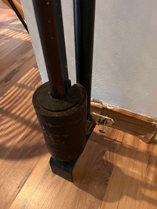 Poleas antiguas para entrenamiento