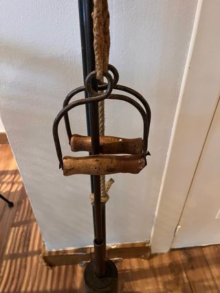 Poleas antiguas para entrenamiento