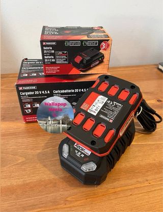 Cargador rapido y bateria 2Ah Parkside