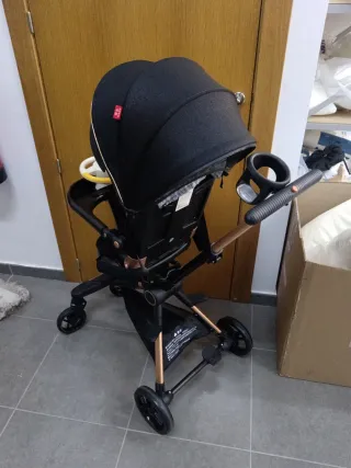 Silla de paseo para bebé negra