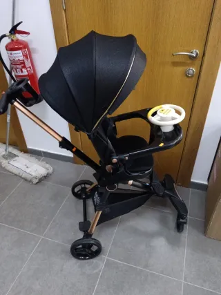 Silla de paseo para bebé negra