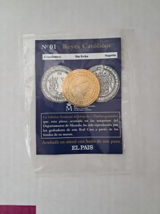 Reproducción Moneda Reyes Católicos El País