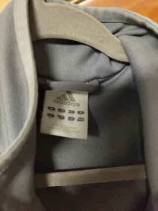 Sudadera Adidas Azul y Gris