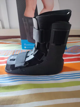 Bota Ortopédica Walker Negra