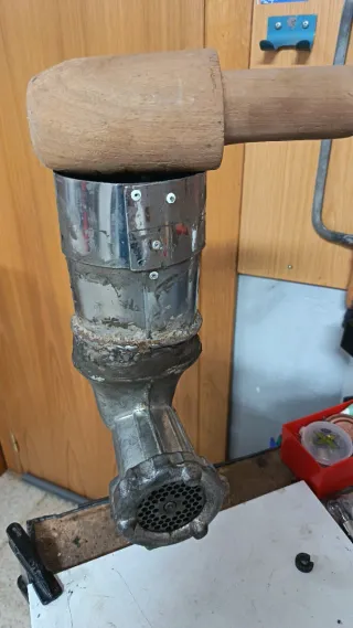 Picadora de carne manual, vintage. No se envia.