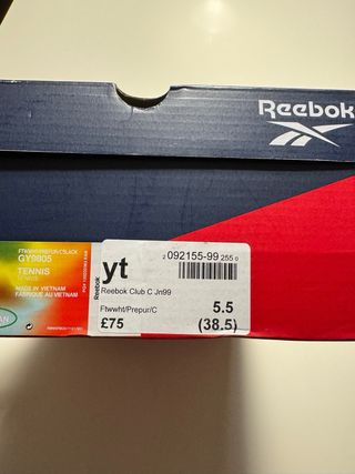 Tennis Reebok Serati 38.5 canvas zapatos trainers