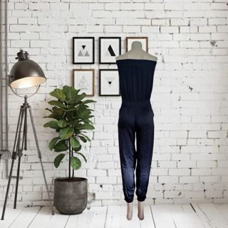 Mono strapless negro Relish talla única